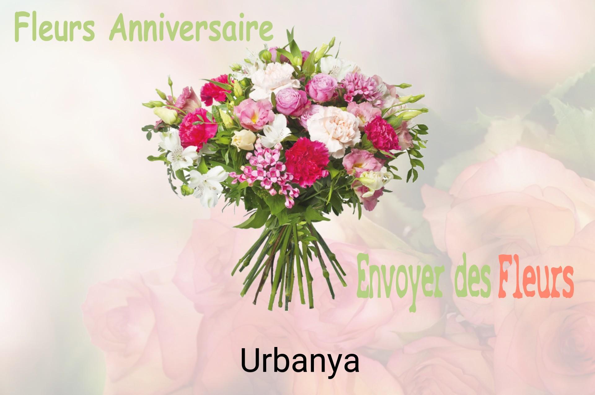 Bouquet de fleurs d’anniversaire livré à Urbanya